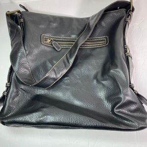 Aldo woman Black Weekend Tote Leather Bucket Style Shoulder Bag